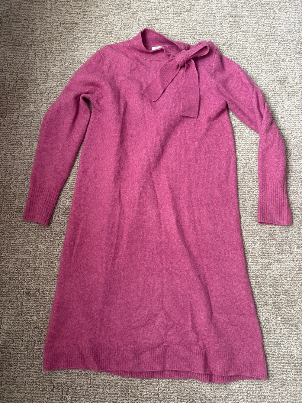 J Crew Extra Soft Pink Sweater Dress - Size M